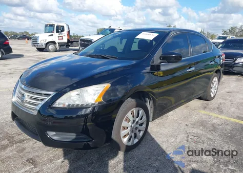 2014 Nissan Sentra Sv z USA, uszkodzony, nr VIN 3N1AB7AP2EY219996